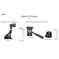 Sirui BA-WM Araç Camı Montaj Kiti (2 Yönlü Kafa ile)