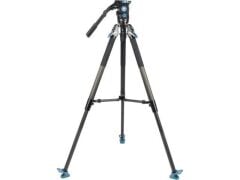 Sirui SVT75 PRO Rapid Karbon Fiber Video Tripod Kiti (SVH15 Kafa ile)