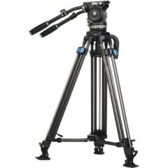 Sirui SQ100+VHS18 Profesyonel Karbon Fiber Video Tripod Kiti