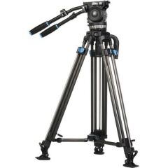 Sirui SQ100+VHS18 Profesyonel Karbon Fiber Video Tripod Kiti