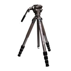 Sirui GT04+GT5 Pilot Series Video Tripod Kiti (Metalik Gri)