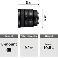 Sony FE 16mm f/1.8 G Lens (Sony Eurasia Garantili)