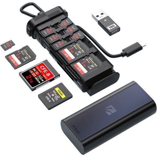 PRO CARD READER CF Express Type A/B, SD, TF COMBO YENİ