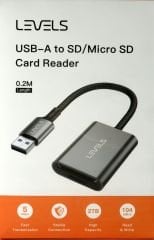 Levels USB-A to SD/MicroSD Kart Okuyucu