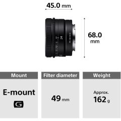 Sony FE 24mm F/2.8 G Lens (Sony Eurasia Garantili)