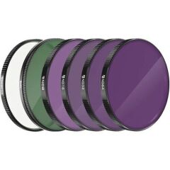 LENS FILTERS-6PACK COMPATIBLE WITH ANAMORPHIC & WIDE ANGLE LENS SNOW MIST 1/4,CPL, ND8, ND16, ND32, ND64
