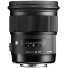 Sigma 50mm F1.4 DG HSM Art Serisi DSLR Lens (Nikon) (Sigma Türkiye Distribütörü Garantili)
