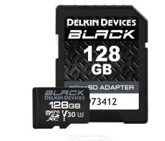 DELKIN BLACK 128GB UHS-I MICRO SD  V30 Hafıza Kartı