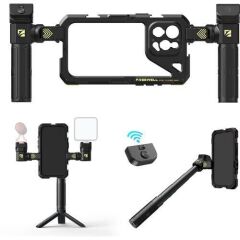 Genius Smartphone Rig Cage for iPhone 15 Pro Max