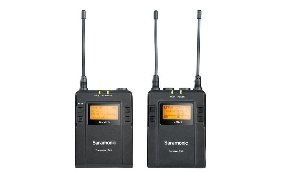 Saramonıc UW-Mic9 Kit 1(RX9+TX9) Kablosuz Yaka Mikrofonu Kiti
