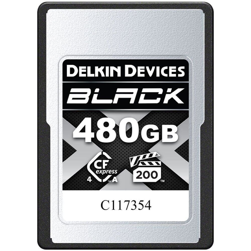 Delkin Devices Black CFexpress 4.0 Type-A 8K 480 GB Hafıza Kartı