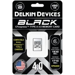 Delkin Devices Black CFexpress 4.0 Type-A 8K 480 GB Hafıza Kartı