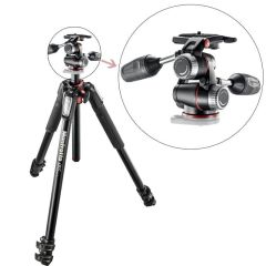 Manfrotto MK055XPRO3-3W MHXPRO-3W Başlık Ile Tripod Kit