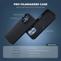 Pro Filmmaker iPhone Case  IPHONE 16 PRO - 17MM MOUNT