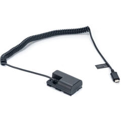 Tilta Canon LP-E6 Series Dummy Battery to USB-C PD Cable (DB-LPE6-USBC)
