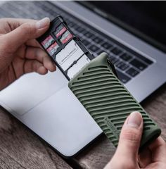 PGYTECH CreateMate High-speed Card Reader (Moss Green)