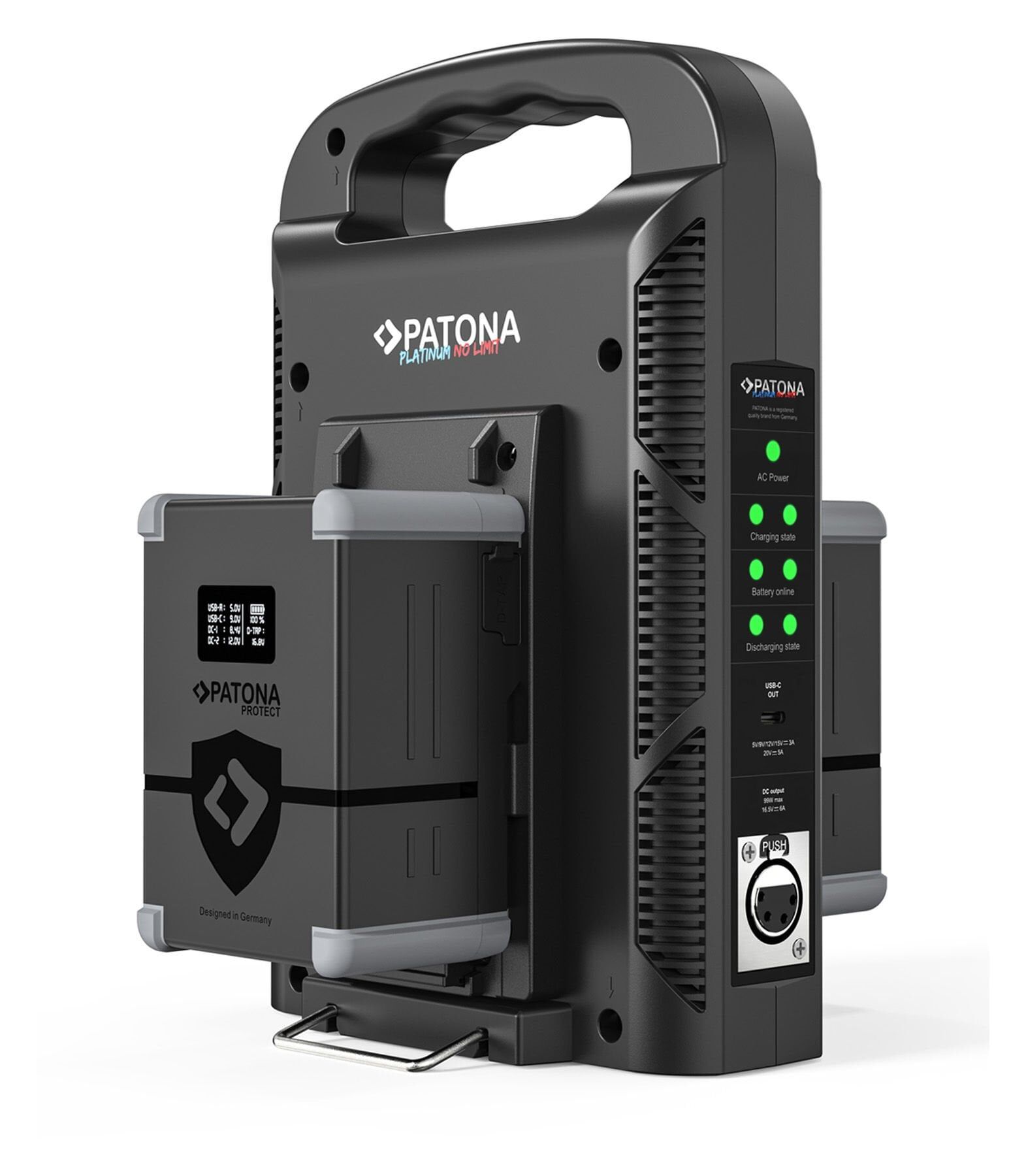 PATONA 1726 PREMIUM V-MOUNT CHARGER