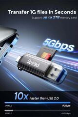 Dockteck 2 in 1 USB 3.0 Kart Okuyucu
