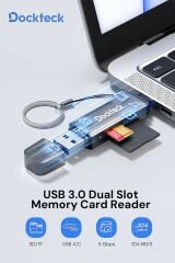 Dockteck 2 in 1 USB 3.0 Kart Okuyucu