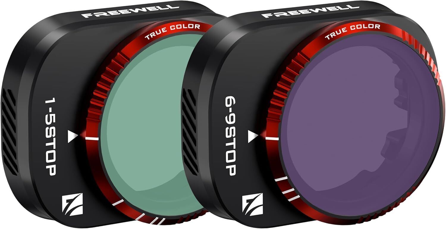 DJI OSMO POCKET 3 VARIABLE ND FILTERS - 2PACK VND1-5 STOP, VND6-9 STOP