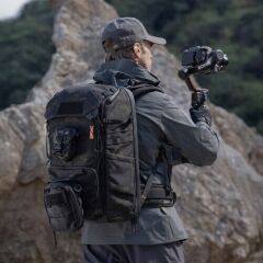 PGYTECH OneMo Tactical Camera/Drone Backpack (Dark Night Camo, 35 L) – Çok Amaçlı Kamera & Drone Sırt Çantası