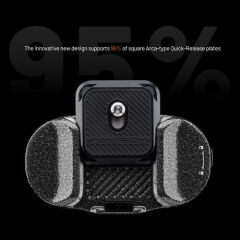 PGYTECH Beetle Camera Clip V2 with QR Plate – Kamera Klipsi & Quick-Release Plate