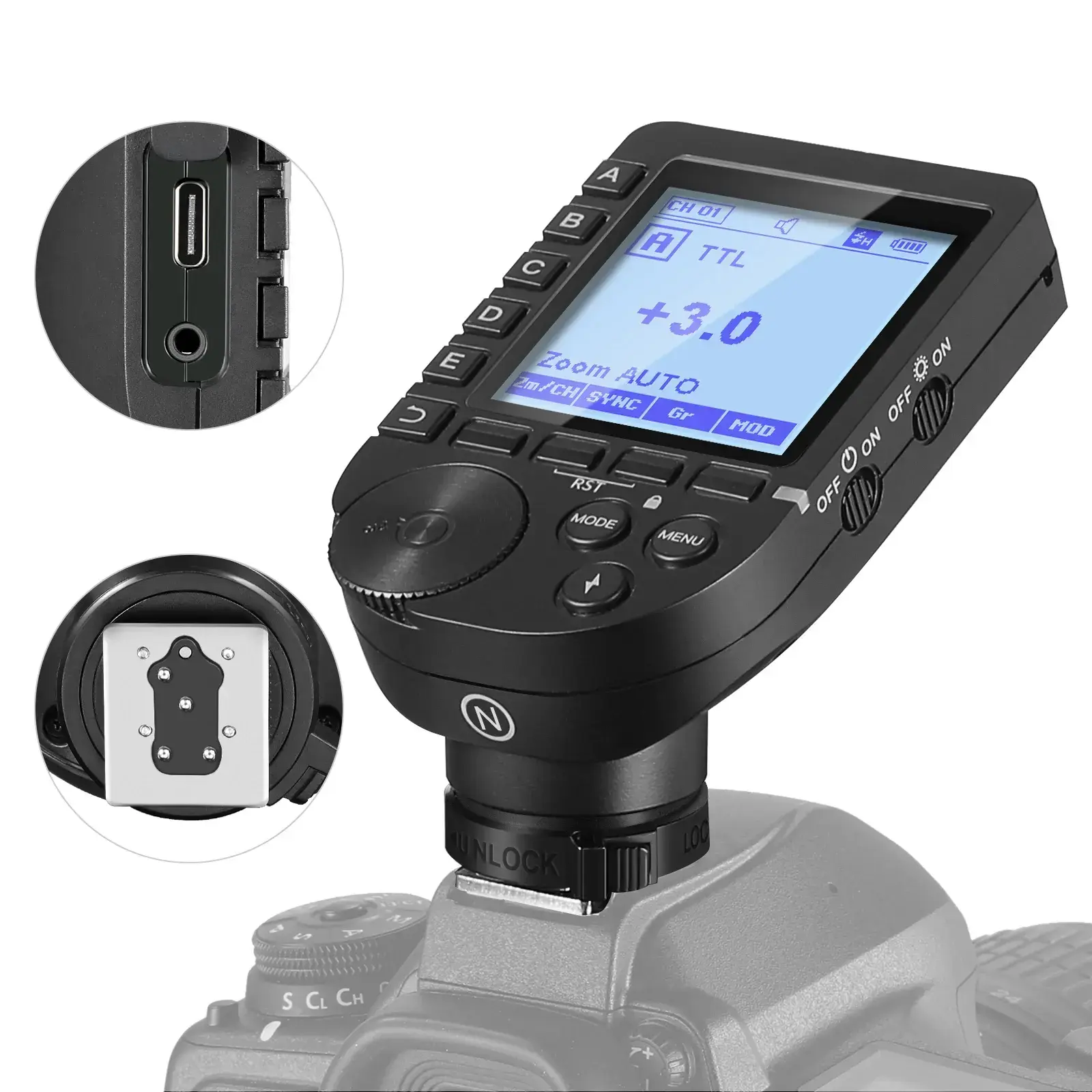 NEEWER QPRO-N Nikon Uyumlu TTL Kablosuz Flaş Tetikleyici