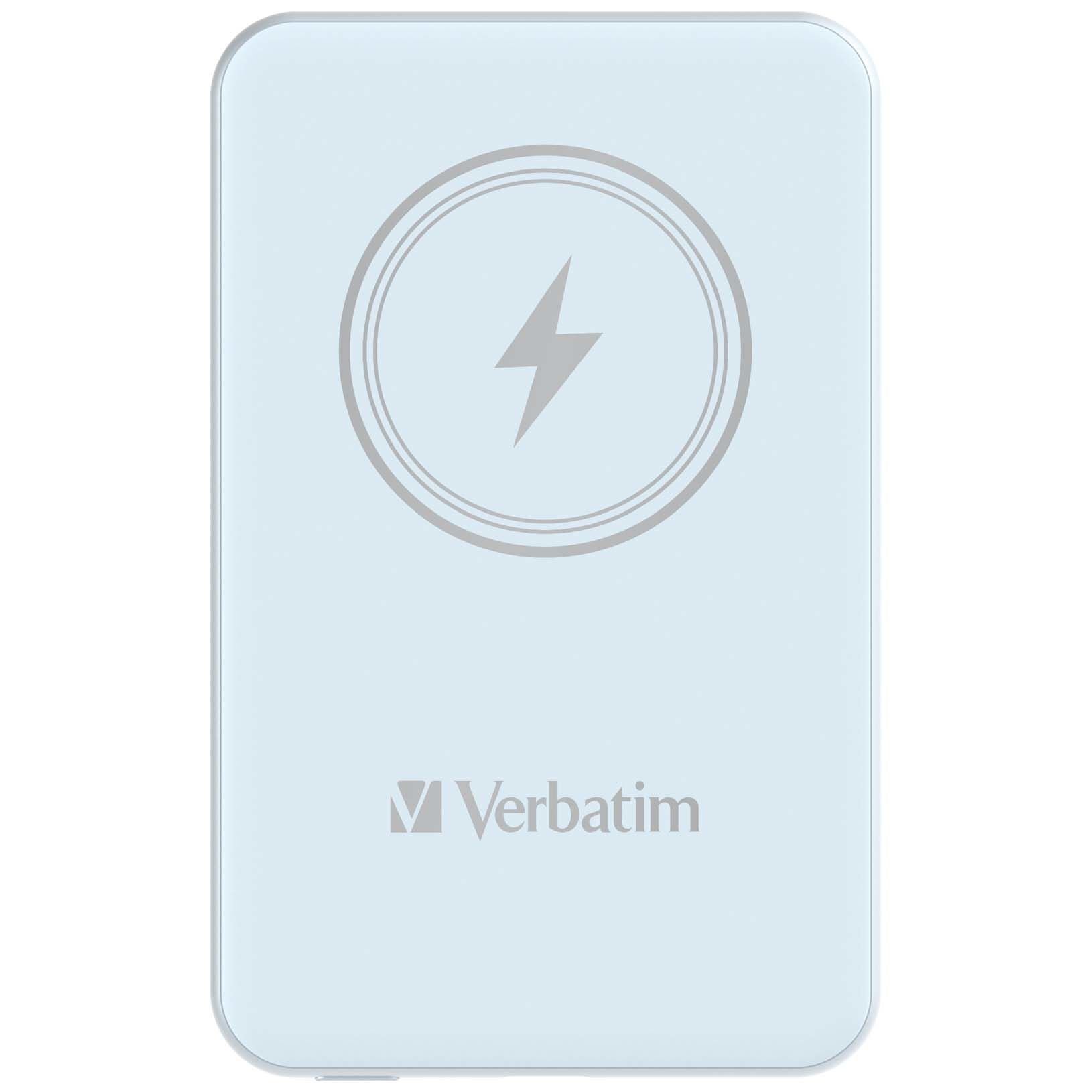 VERBATIM 32242 Magsafe 5000 Mah Manyetik Kablosuz Mavi Powerbank