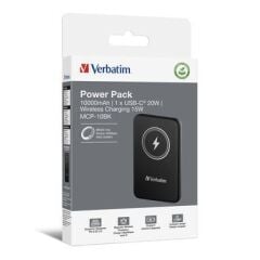 VERBATIM 32245 Magsafe 10000 Mah Manyetik Kablosuz Siyah  Powerbank