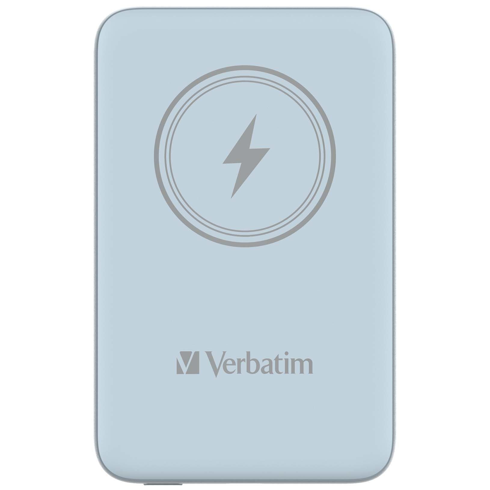 VERBATIM 32247 Magsafe 10000 Mah Manyetik Kablosuz Mavi Powerbank