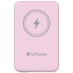 VERBATIM 32248 Magsafe 10000 Mah Manyetik Kablosuz Pembe Powerbank