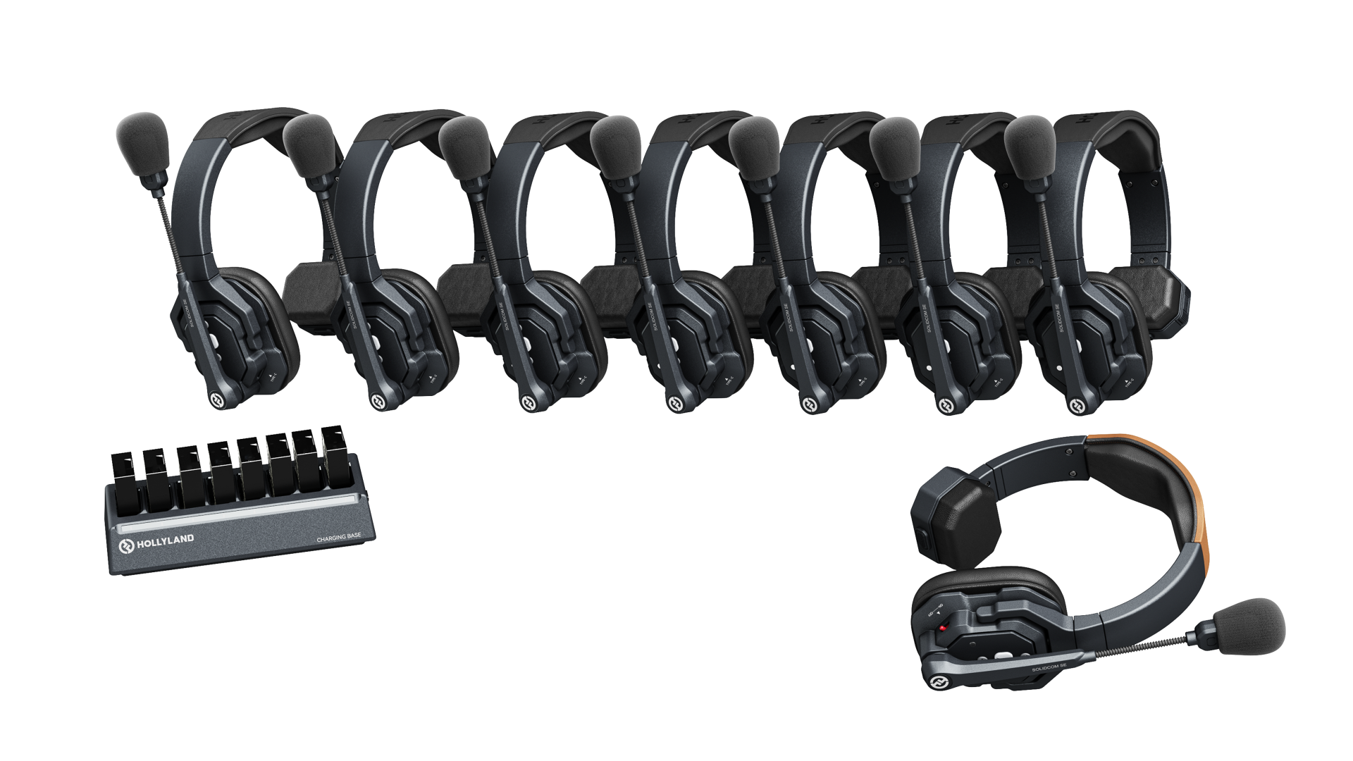 Hollyland Solidcom SE-8S Kablosuz Intercom Sistemi Standart Version (8 Kullanıcı)