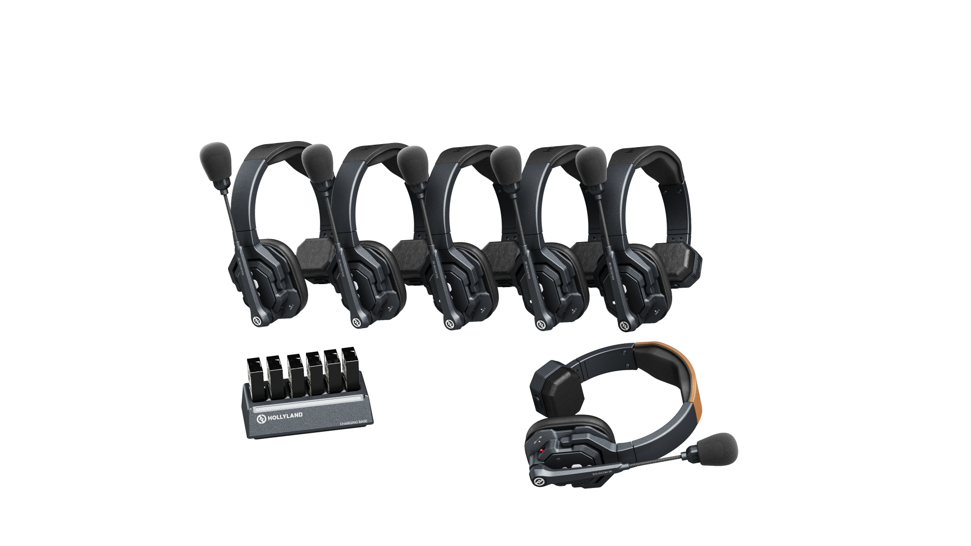 Hollyland Solidcom SE-6S Kablosuz Intercom Sistemi Standart Version (6 Kullanıcı)