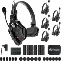 Hollyland Solidcom C1-6S Kablosuz Intercom Sistemi (6 Kullanıcı)
