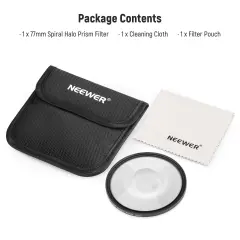 Neewer 82mm Spiral Halo Camera Lens Filter Sinematik Özel Efekt Filtresi