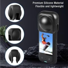 Oem Insta360 X5 X4 İçin Toz Geçirmez Çizilmez Silikon Lens Koruyucu