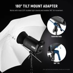S101-400W Pro Profesyonel Stüdyo Flaşı (Tek)