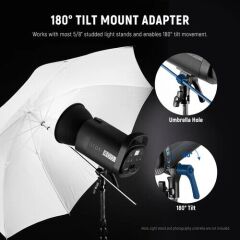 S101-400W Pro Profesyonel Stüdyo Flaşı (Tek)
