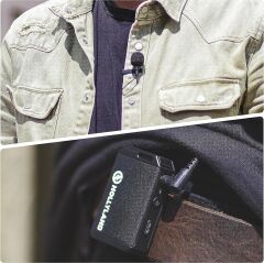 Hollyland HL-OLM02 Omnidirectional Lavalier Microphone Set (2-Pack, Black)