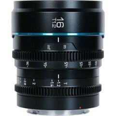 Sirui Nightwalker 16mm T1.2 S35 Cine Lens (E Mount, Siyah)