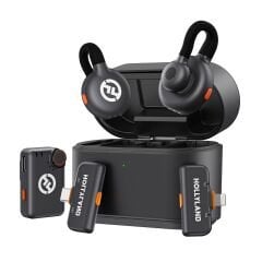 Hollyland Lark M2 S  Ultimate Combo İkili Kablosuz Mikrofon Sistemi - Siyah