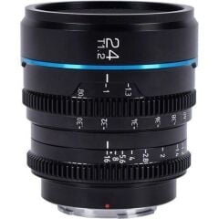 Sirui Nightwalker 24mm T1.2 S35 Cine Lens (X Mount, Siyah)