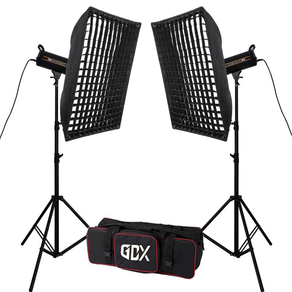 Gdx HD-120II C BiColor 2'li Işık Seti 120W Fotoğraf ve Video LED Işığı