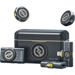 Hollyland Lark M2 Combo İkili Kablosuz Mikrofon Sistemi - Siyah