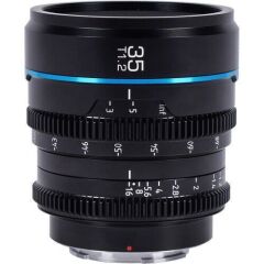 Sirui Nightwalker 35mm T1.2 S35 Cine Lens (E Mount, Siyah)
