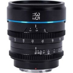 Sirui Nightwalker 35mm T1.2 S35 Cine Lens (E Mount, Siyah)