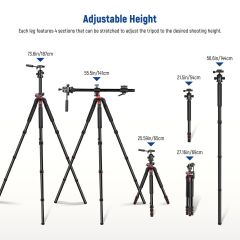 TP-27 Yatay Kollu Tripod