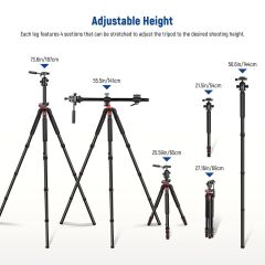 TP-27 Yatay Kollu Tripod
