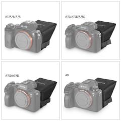 SmallRig 2215 LCD Ekran Gölgelik Sony A7 A7II A7III A9 Serisi Kameralar için