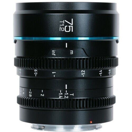 Sirui Nightwalker 75mm T1.2 S35 Cine Lens (E Mount, Siyah)